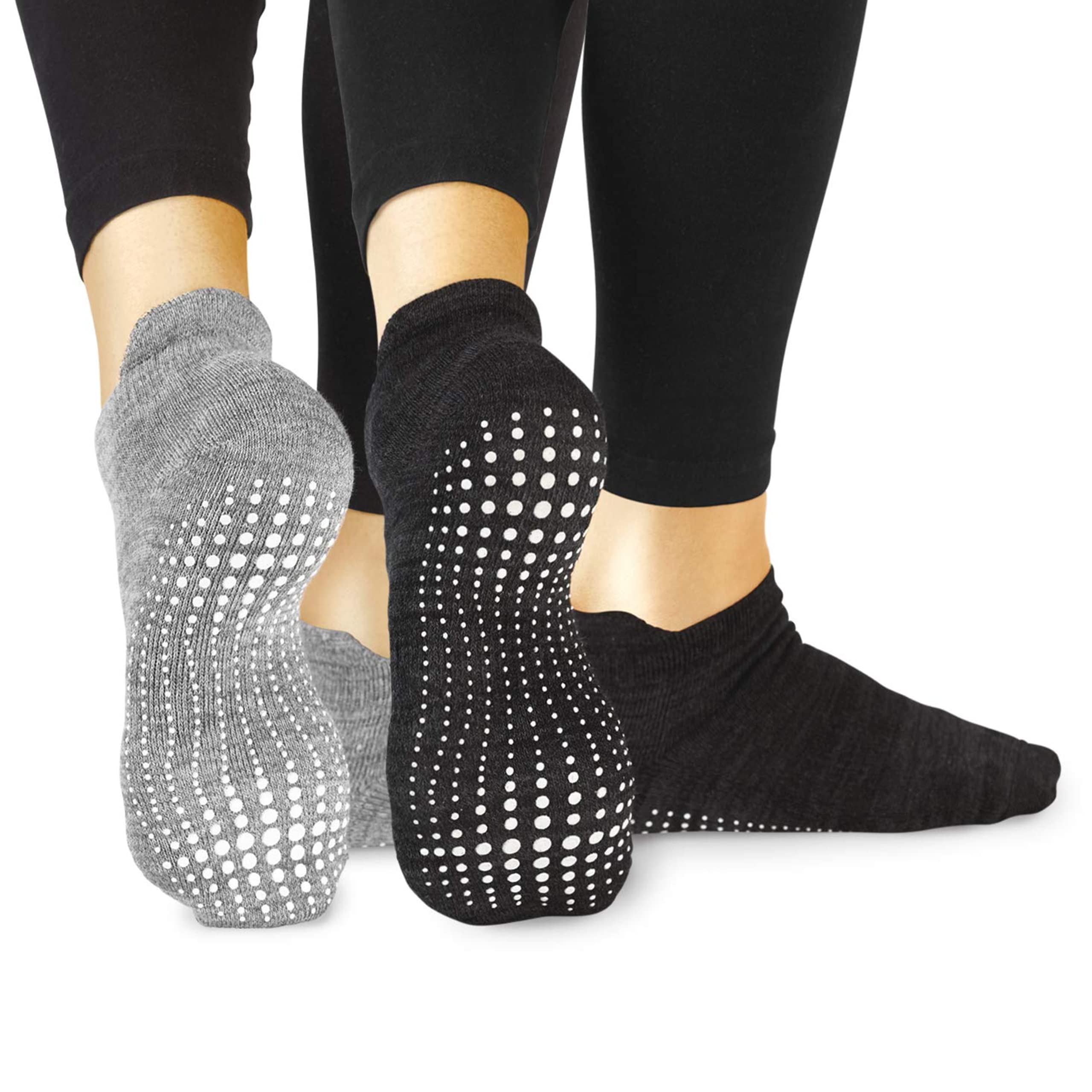 LA ACTIVE Non-Slip Yoga Grip Socks for Women & Men - Breathable Barre, Ballet, Pilates Workout Socks with Arch Support | Perfect for Yoga, Dance, Gym & Home Fitness