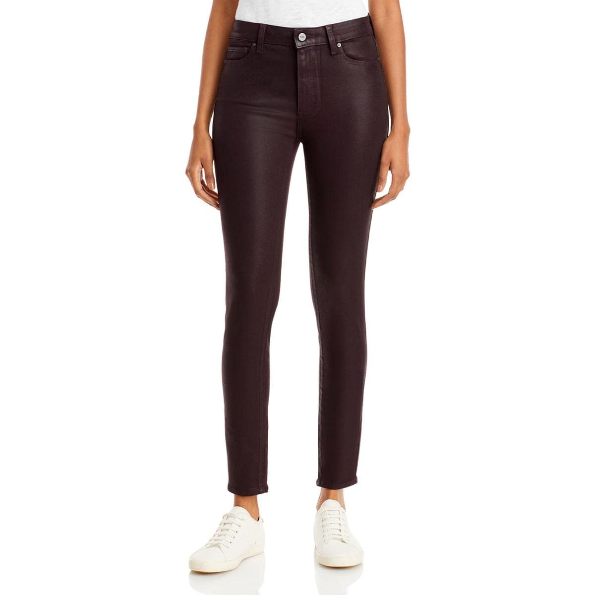 PAIGE Women's Hoxton Ankle Skinny Jeans - High Waist Stretch Denim Pants for Everyday Wear | Office, Casual & Night Out Outfits