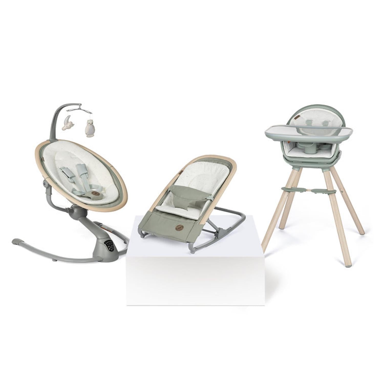 Maxi Cosi Moa High Chair - Adjustable Baby Feeding Chair with 3 Recline Positions & Removable Tray - Perfect for Infants & Toddlers at Home or Restaurant