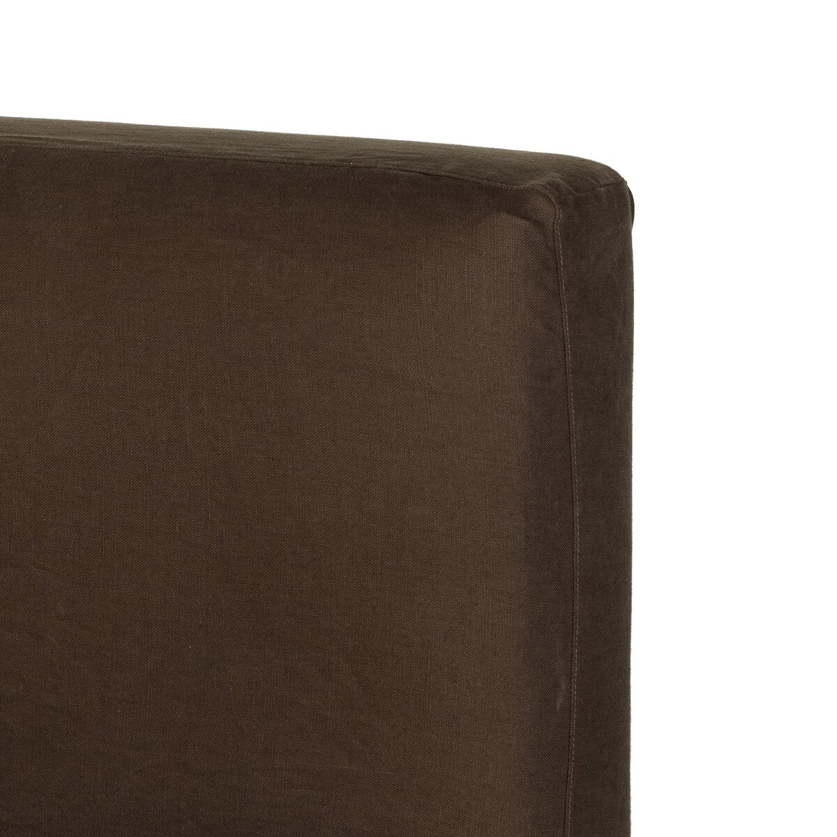 Adrian Slipcover Bed - Brussels Coffee Queen Size Sofa Cover | Perfect for Living Room, Bedroom & Home Decor