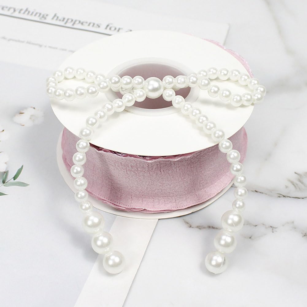10PCS White Imitation Pearl Bow Cake Toppers - Elegant Birthday Party Decorations for Cupcakes, Baby Showers & Children's Parties | Perfect for Wedding Cakes, Dessert Tables & Special Celebrations