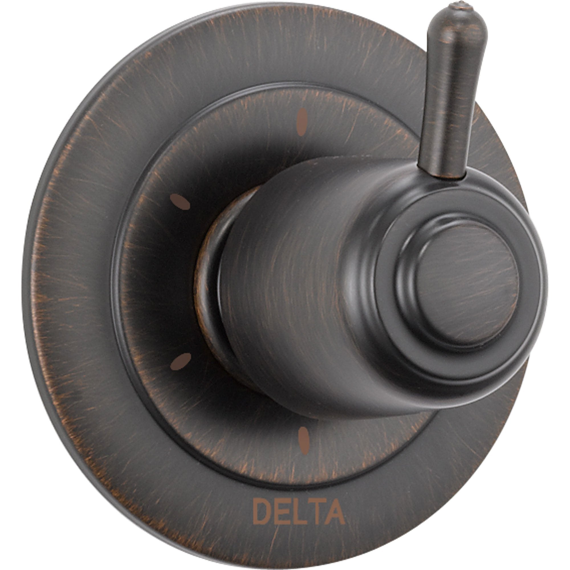 Delta 6-Setting Venetian Bronze Single Handle Shower Diverter Trim Kit 608656 - Perfect for Bathroom Renovation & Modern Shower Systems