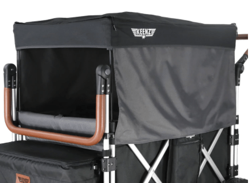 Keenz 7S+ 4 Passenger Stroller Wagon - All-Terrain Push Wagon for Kids & Toddlers - Perfect for Beach, Park, Camping & Family Outings