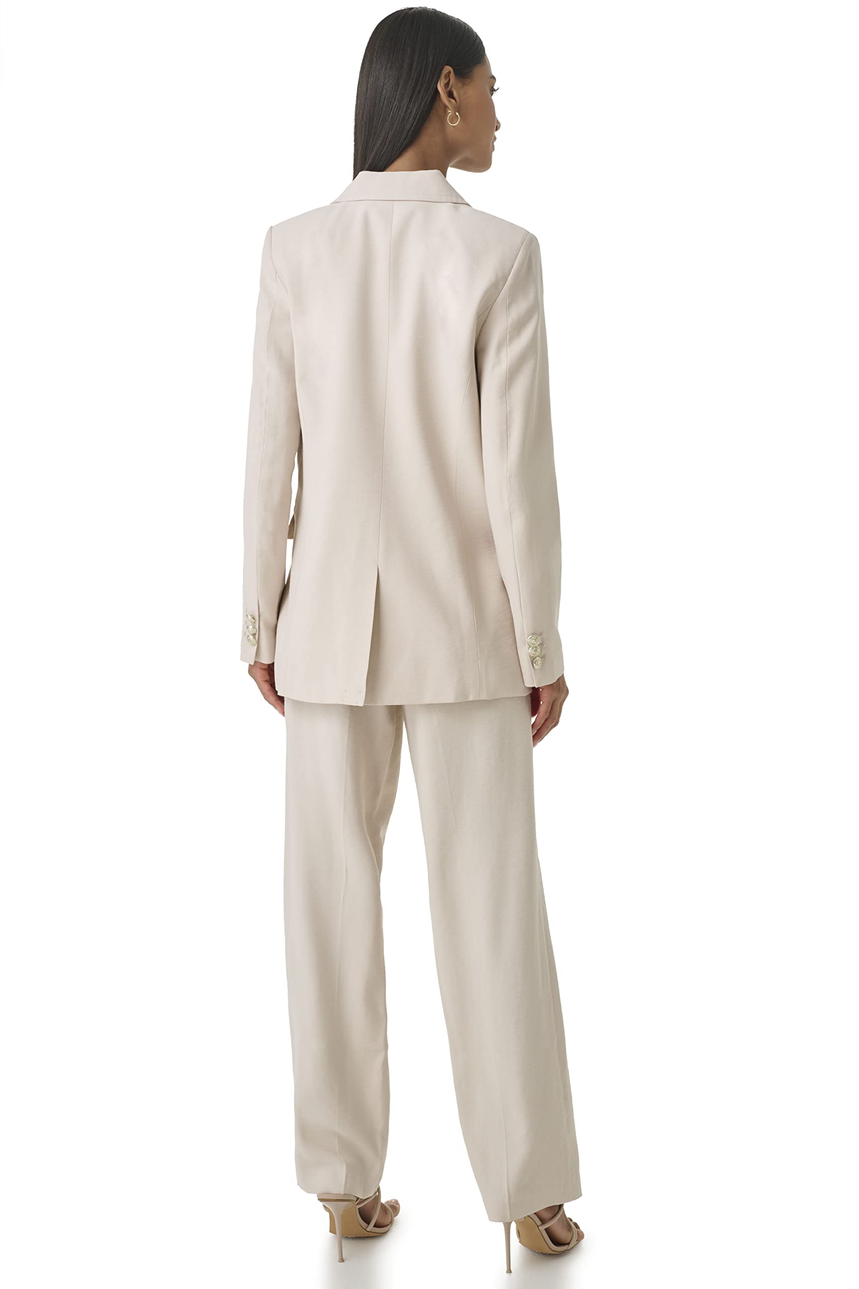 KARL LAGERFELD Women's Long Sleeve Blazer Jacket - Classic Fashion Blazer for Office, Business & Formal Events