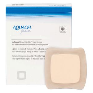 ConvaTec AQUACEL Foam Adhesive Wound Dressing, 4