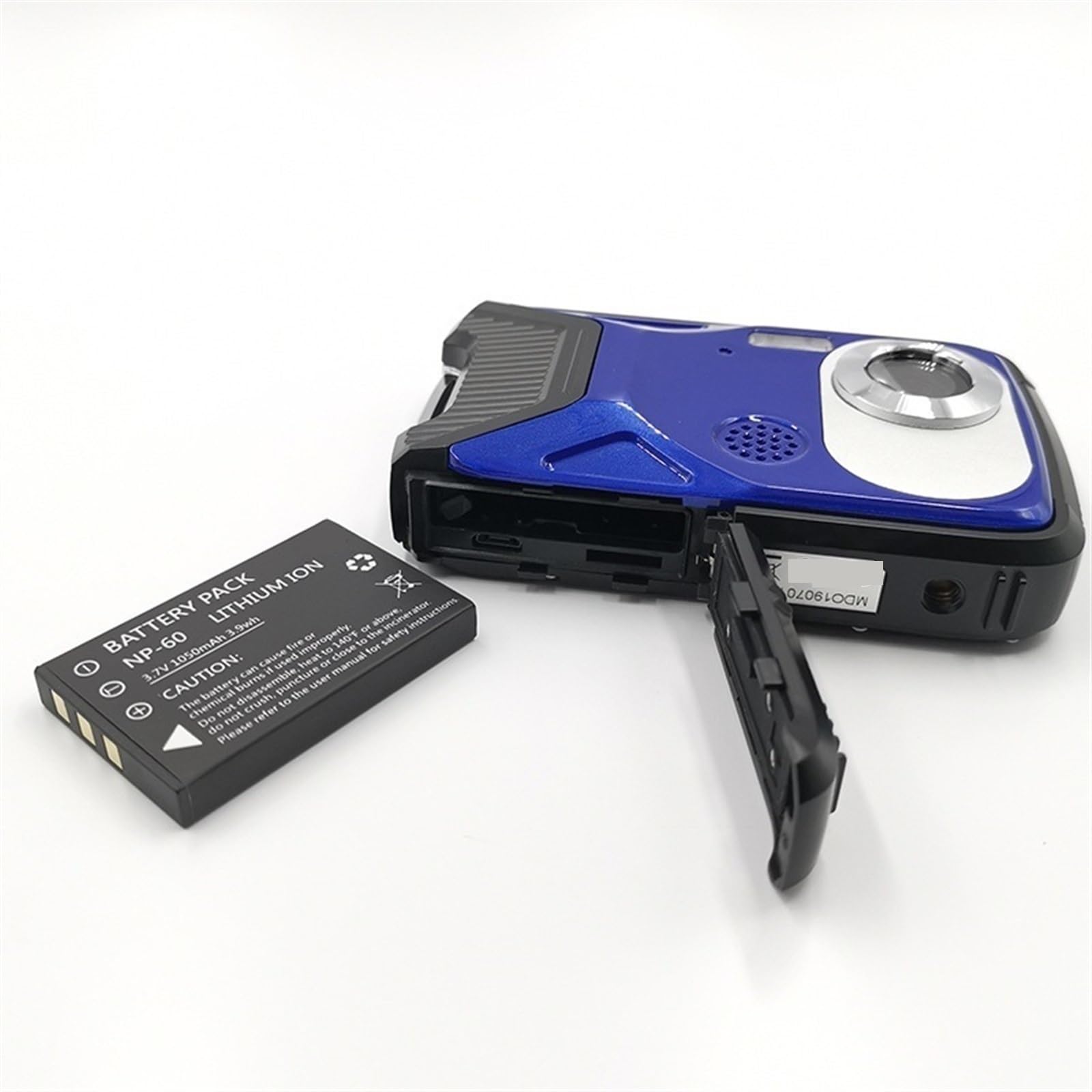 MZZYG 1080P HD Waterproof Digital Camera - 2.8 Inch Screen Underwater Video Camera for Diving, Snorkeling & Outdoor Adventures (Blue) | Perfect for Travel, Beach Trips & Action Sports Recording