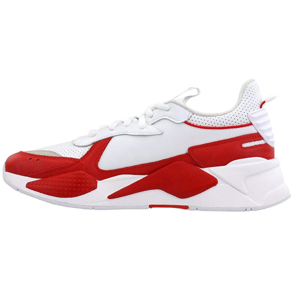 PUMA Men's RS-X Sneakers - Casual Running Shoes for Men in Red & White | Comfortable Athletic Shoes for Gym, Workout & Everyday Wear