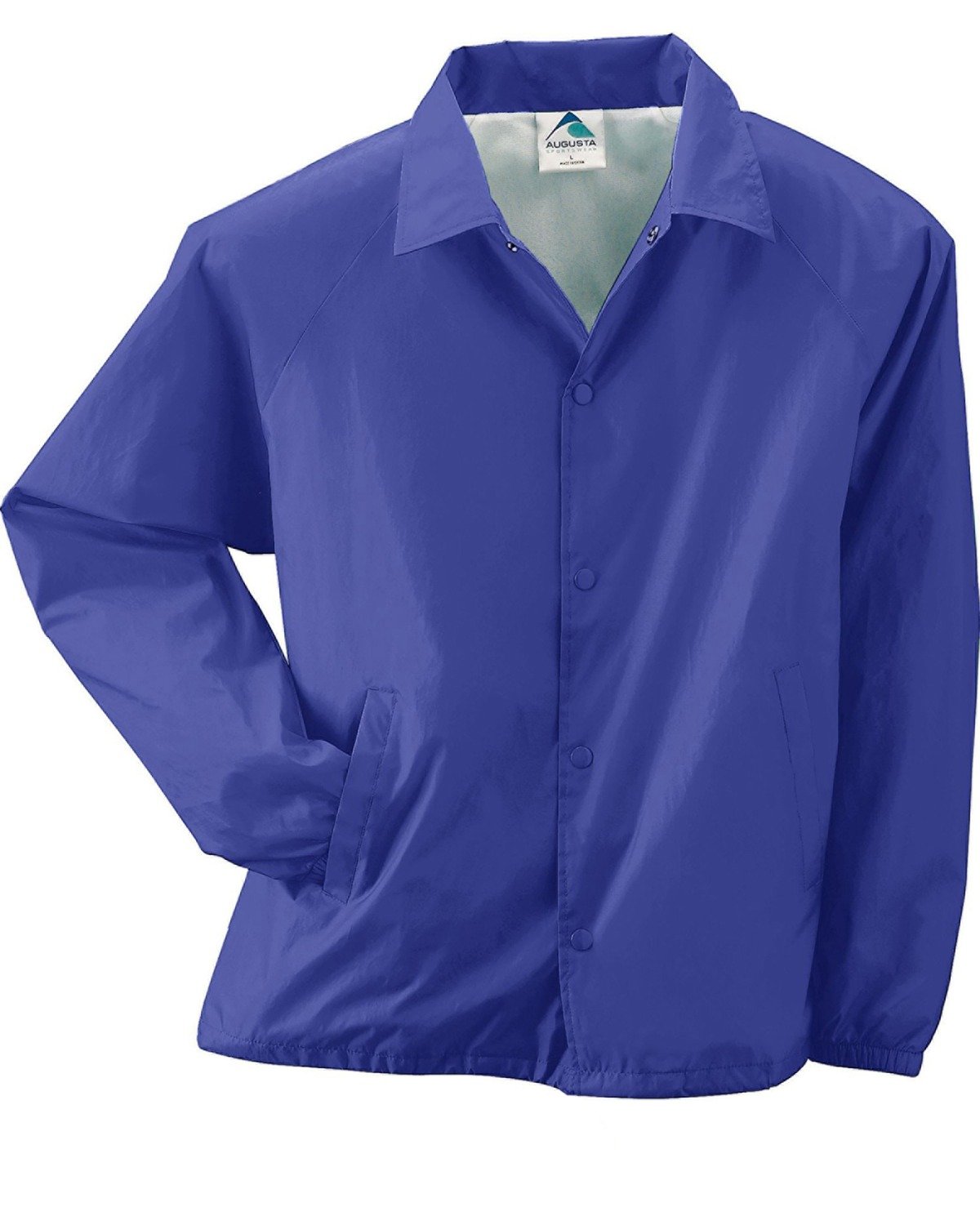 Augusta Sportswear 3100 Unisex Nylon Coach's Jacket - Lightweight Water-Resistant Windbreaker for Outdoor Sports & Casual Wear