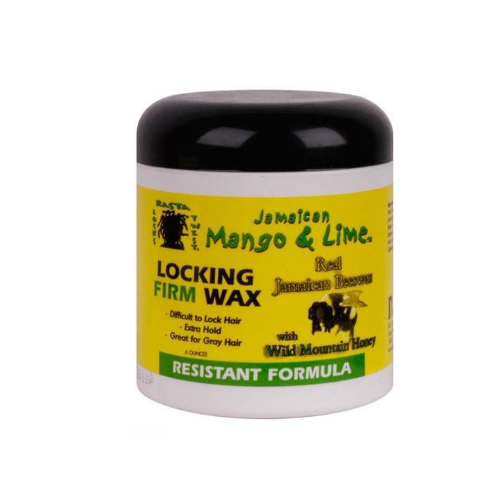 JAM MANGO Lock Firm Hair Wax 6 oz - Strong Hold Styling Gel for Men & Women - Perfect for Pompadour, Quiff, and Spiky Hairstyles