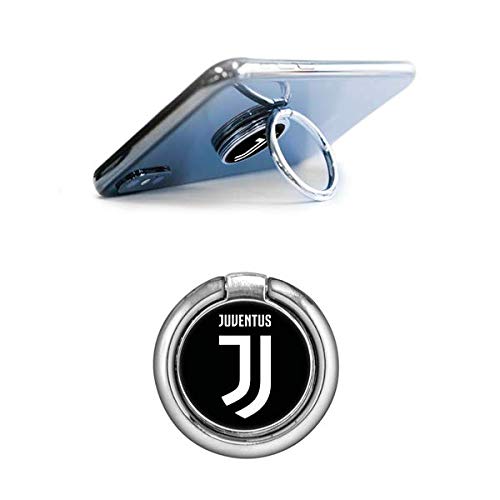 Official Juventus Phone Ring Holder - 360° Rotatable Grip Stand for iPhone & Samsung - Perfect for Selfies, Videos & Hands-Free Use at Home, Office & Travel
