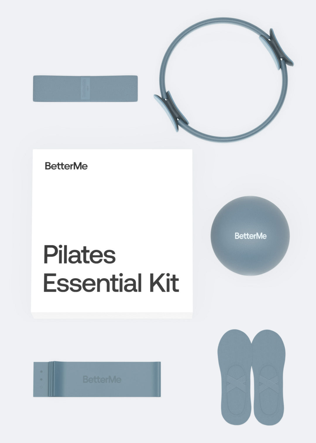 Premium Pilates Kit for Home & Studio Workouts - Yoga Mat, Resistance Bands & Foam Roller Set for Core Strength & Flexibility Training | Perfect for Beginners & Professionals