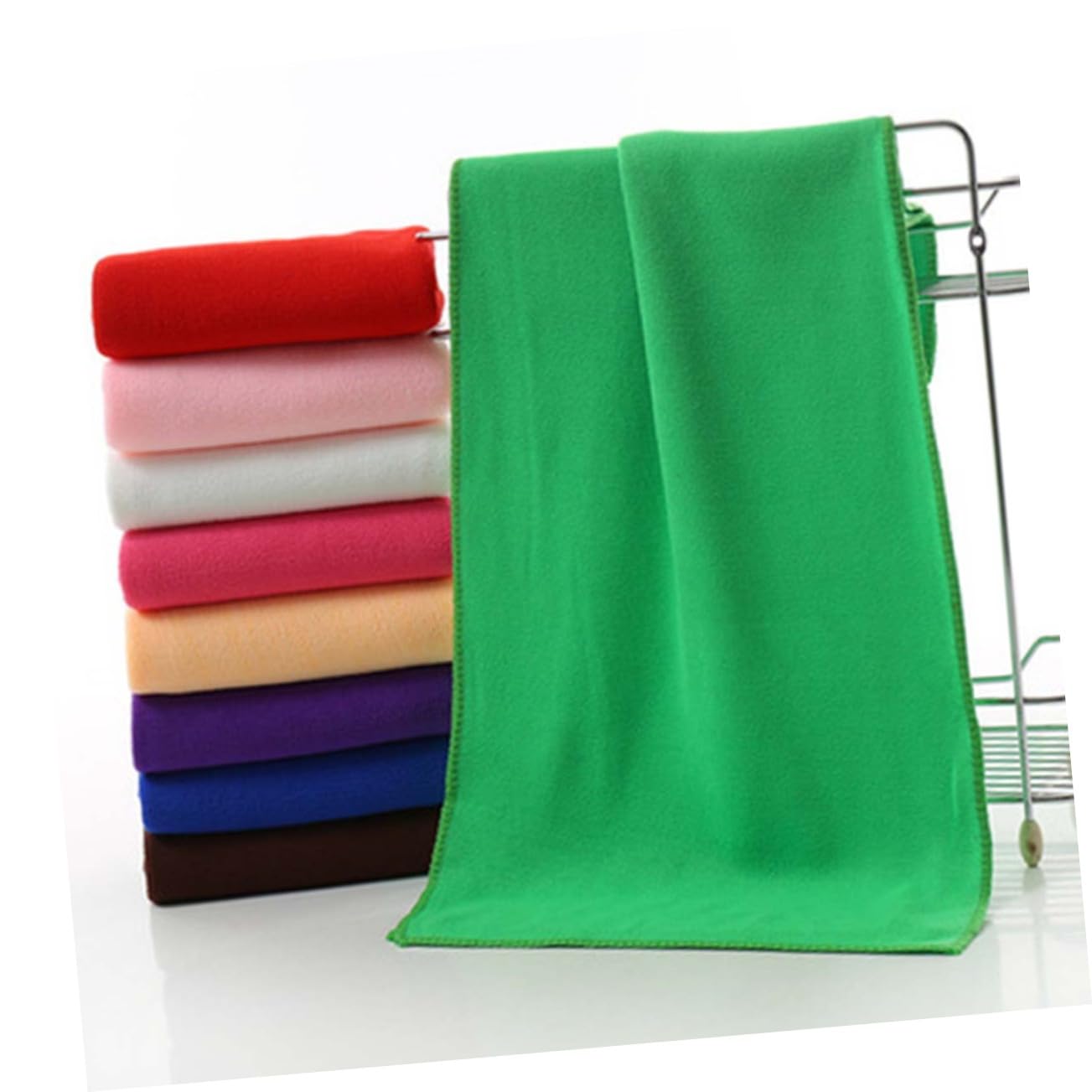 Milisten Lint-Free Microfiber Towels - Ultra Absorbent Dust-Grabbing Cleaning Cloths for Cars, Windows, and Household Cleaning