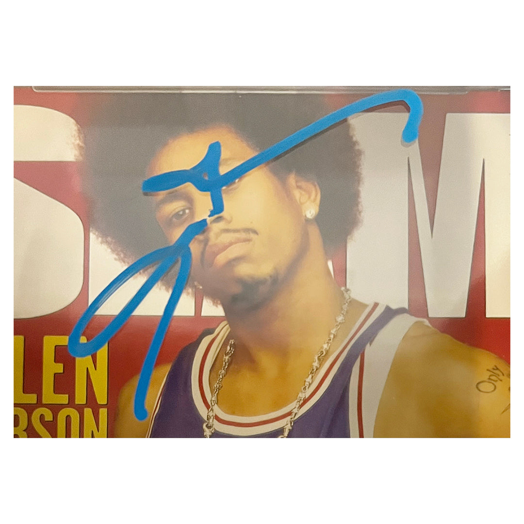Allen Iverson Signed Slam Magazine Cover Basketball Funko POP Vinyl Figure - Beckett Certified - Perfect for NBA Memorabilia Collectors & 76ers Fans Display