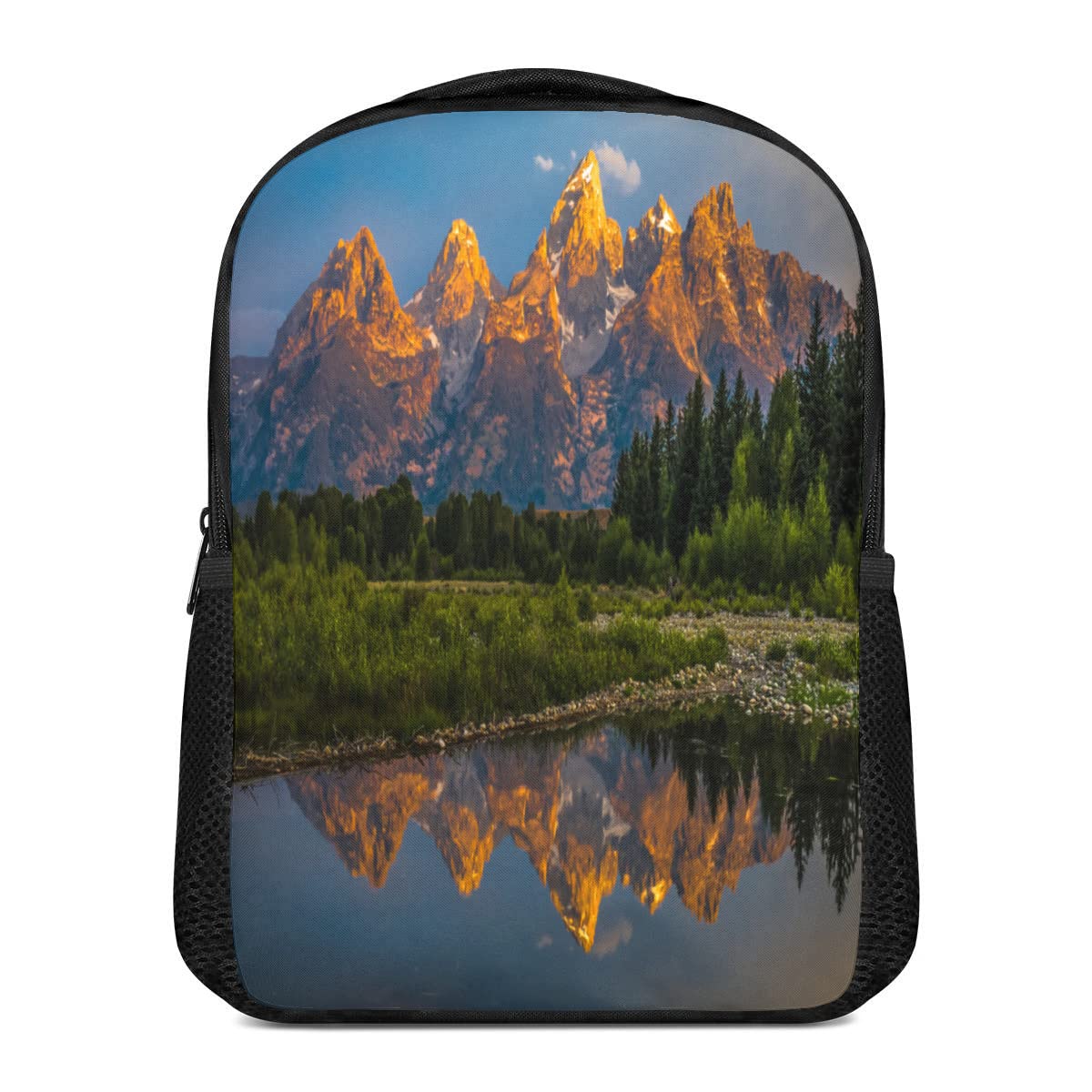 Lake in the Forest School Backpack Set - Durable Outdoor Travel & Hiking Backpack for Boys and Girls - Perfect for School, Camping, and Adventure Trips