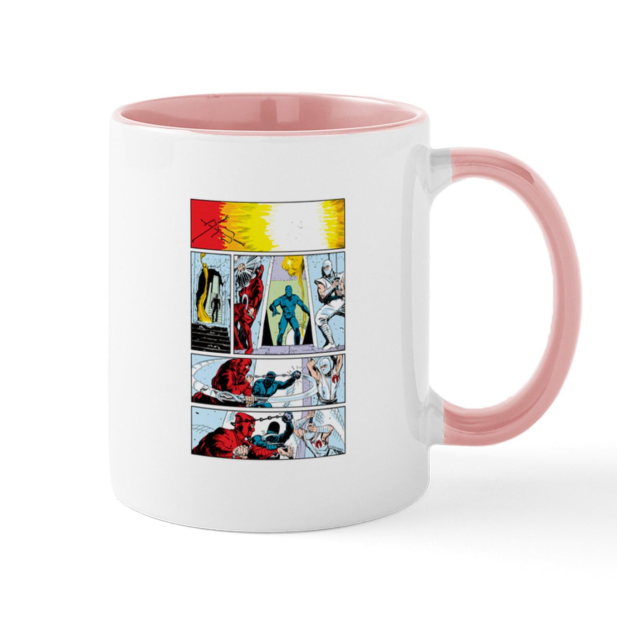GI Joe Storm Shadow Comic Strip 11 oz Ceramic Coffee Mug - 325ml Funny Novelty Gift for Fans | Perfect for Home, Office & Collectors