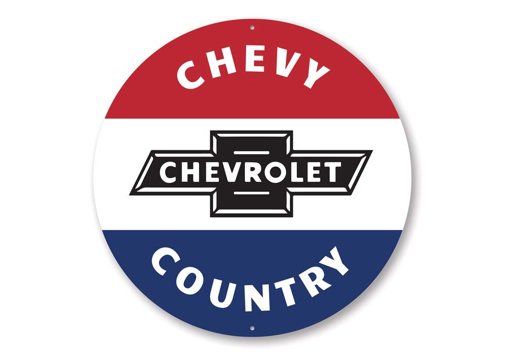 Vintage Chevy Country Car Sign - 18