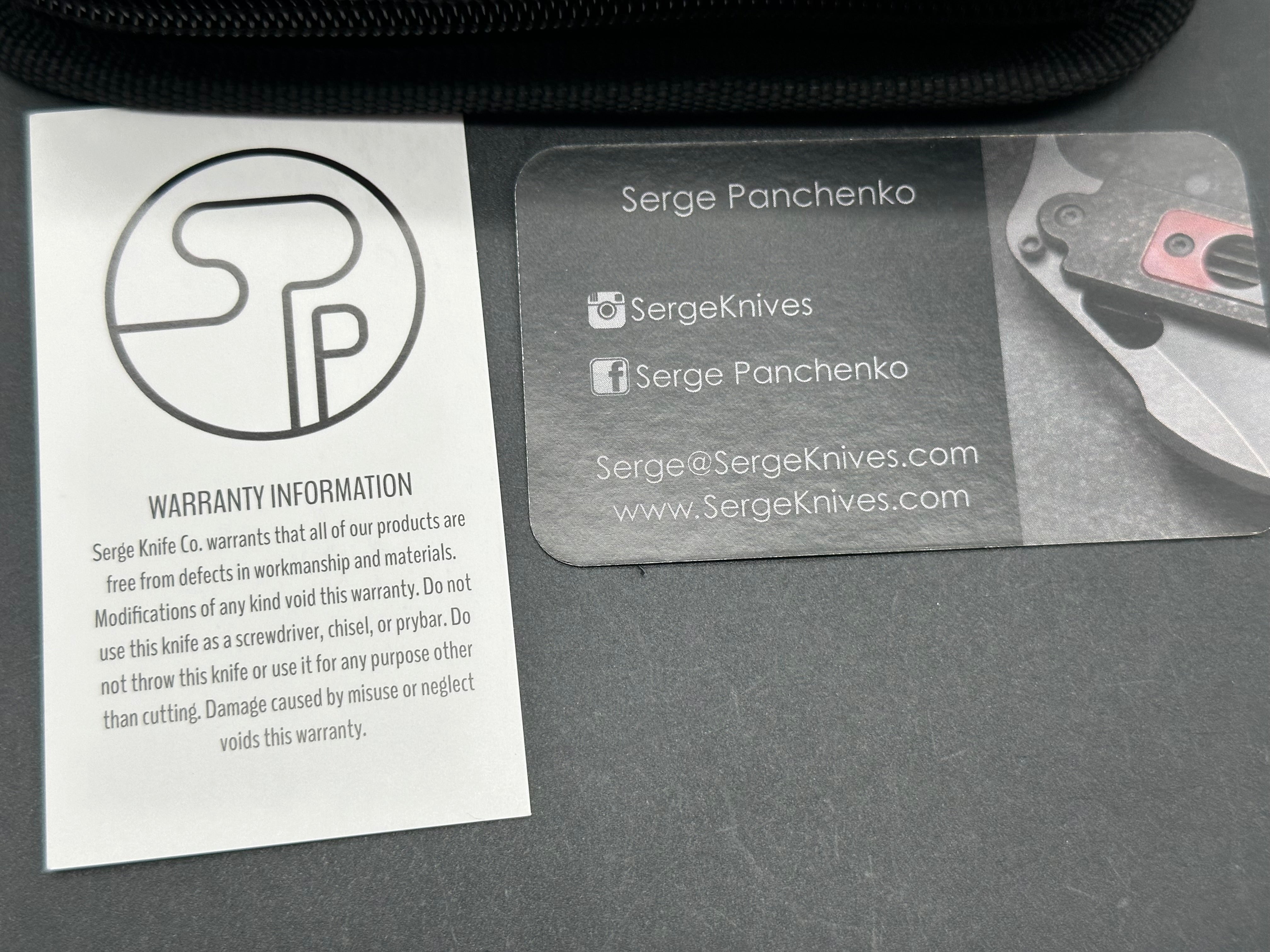 Serge Panchenko Trisect Folding Knife - 3.75