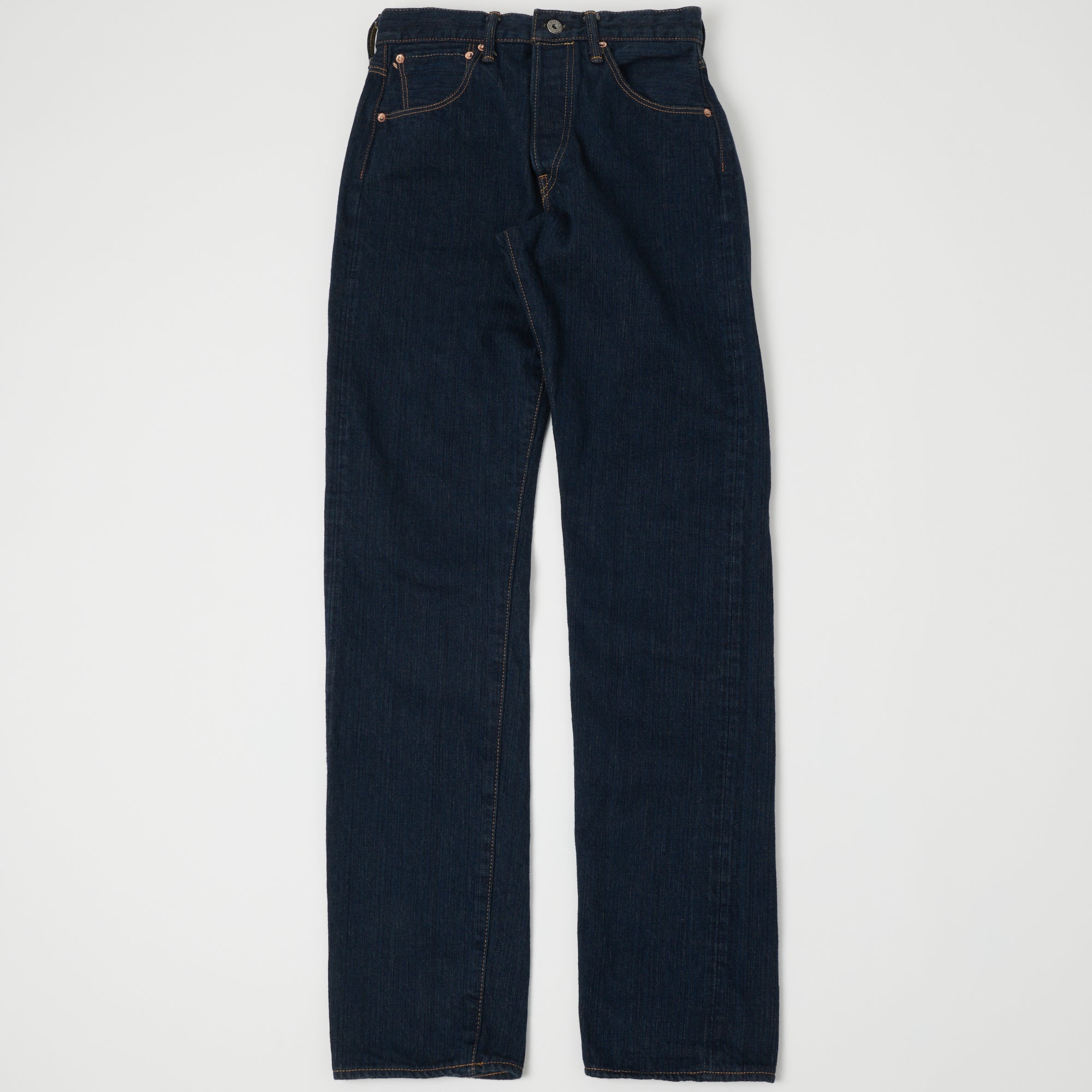 ONI 510SHM 'Kiwami' Semi Hand Made 16oz Natural Indigo Slim Straight Jeans - Dark Wash Denim Pants for Men | Perfect for Casual Wear, Street Style & Everyday Outfits
