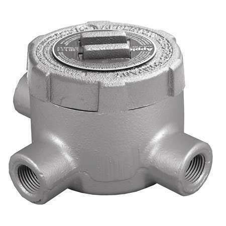 1 Pc Gut100 Conduit Outlet Body - 1 Inch Iron T-Shaped Electrical Fitting for Secure Wiring Connections - Ideal for Industrial, Commercial and Residential Electrical Installations