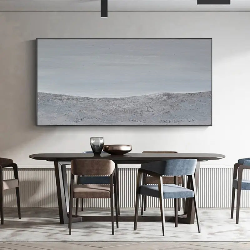 Ocean and Sky Painting #OS 016 - Handmade Canvas Wall Art for Home & Office Decor - Perfect for Living Room, Bedroom or Office