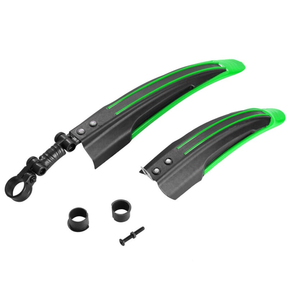 **JYHSHENG Bike Mudguards - 2pcs Universal Mountain Bike Fenders for Front & Rear, Durable Cycling Accessories in 5 Colors (Blue) - Perfect for Off-Road, Commuting & Wet Weather Protection**