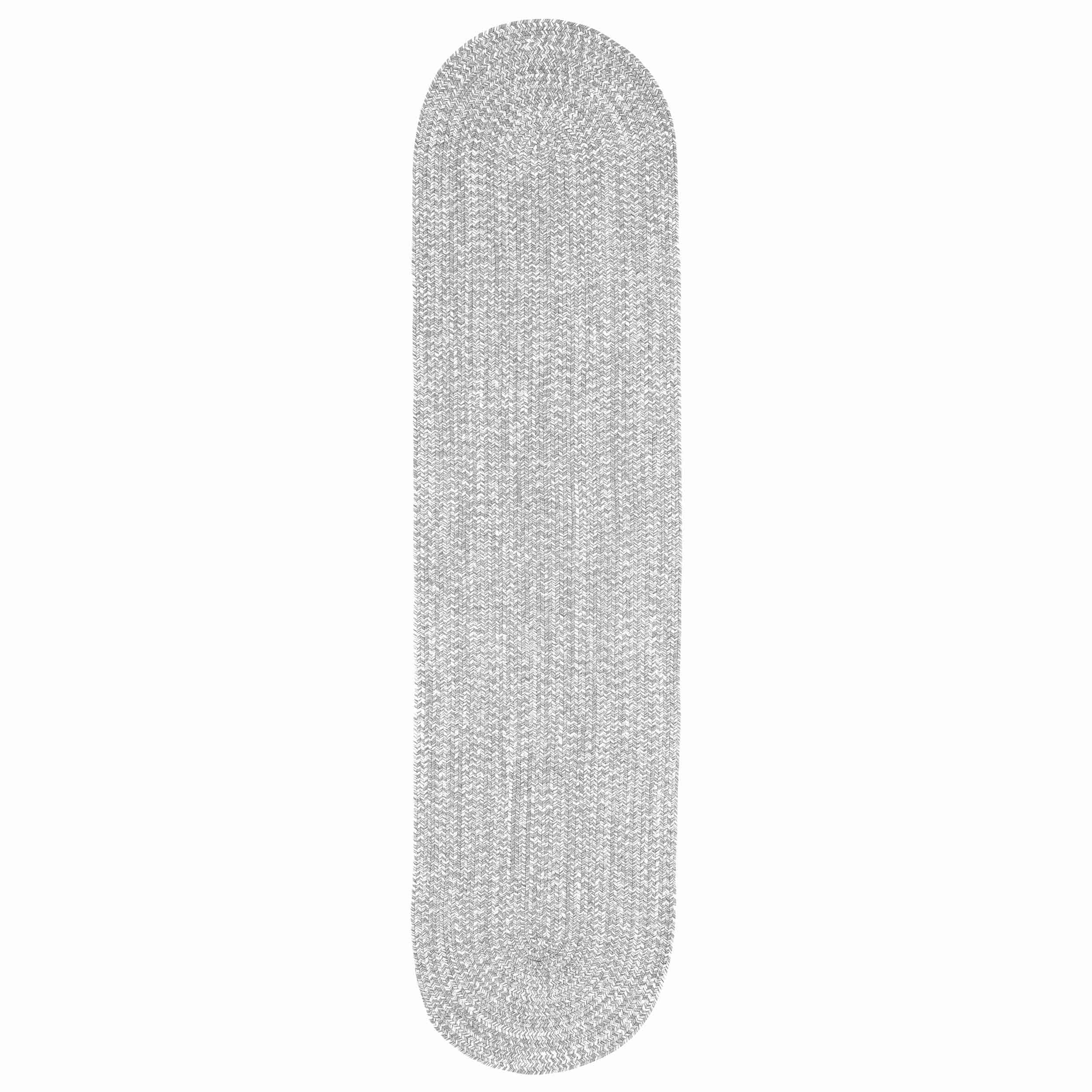 Reversible Braided Area Rug - 2-Tone Indoor/Outdoor Rug for Living Room, Bedroom, Patio & Deck - Non-Slip Durable Floor Mat for Home Decor