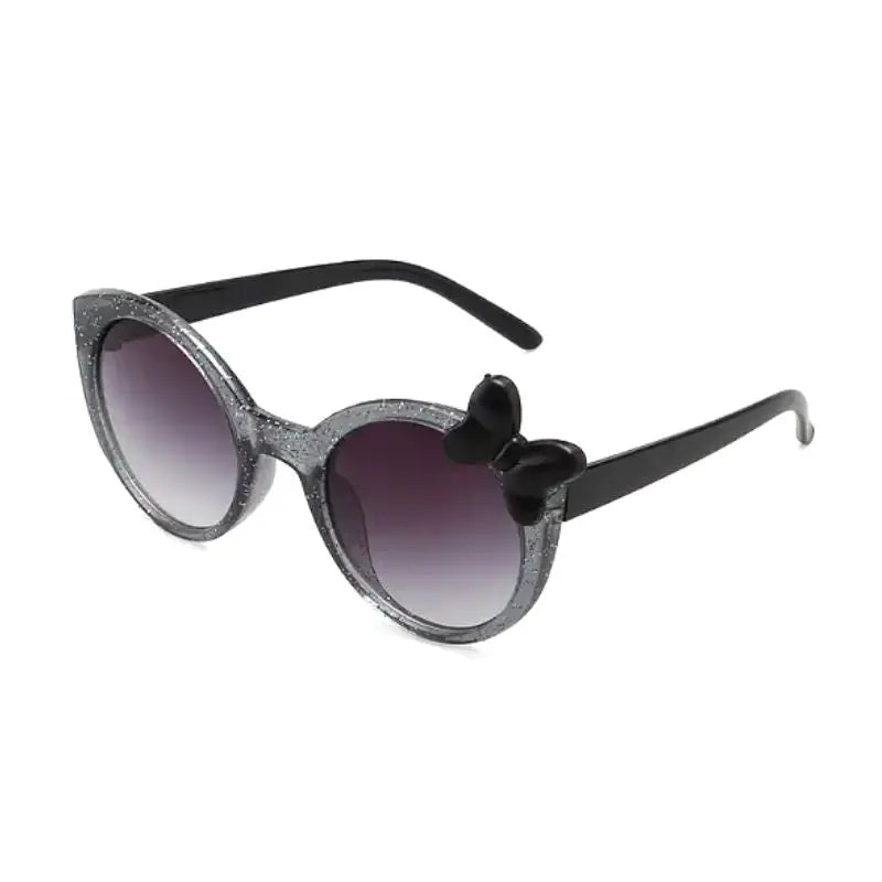 UV Protection Kids Sunglasses with Minnie Mouse Bow - Stylish & Safe for Outdoor Play, Beach, and Sunny Days