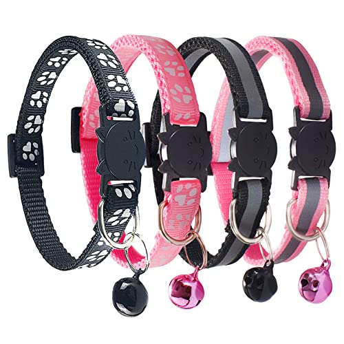 2 Black + 2 Pink