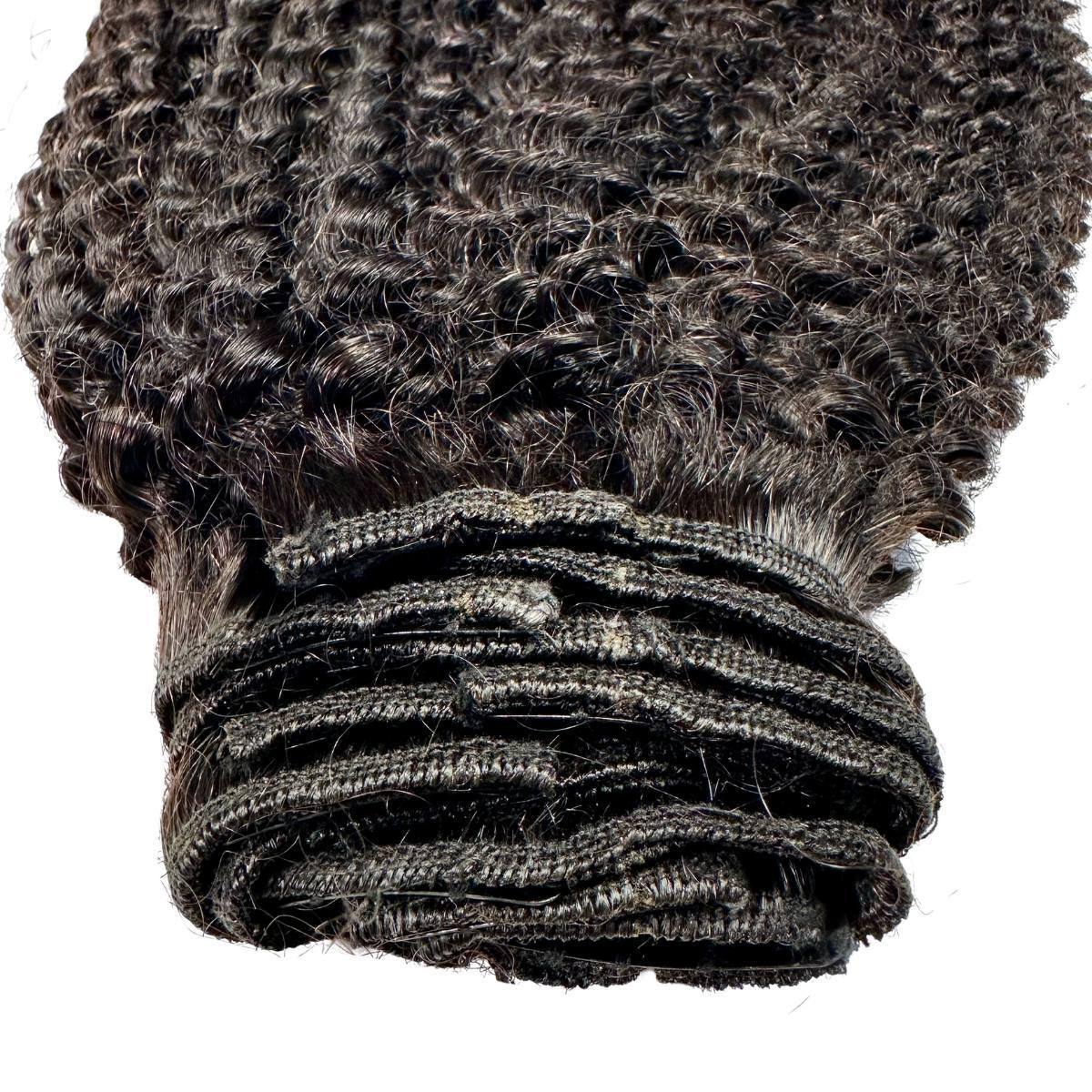 Jerry Curl Clip In 100% Human Hair Extensions - Natural Wavy Hair Extensions for Black Women | Perfect for Daily Wear, Parties & Special Occasions