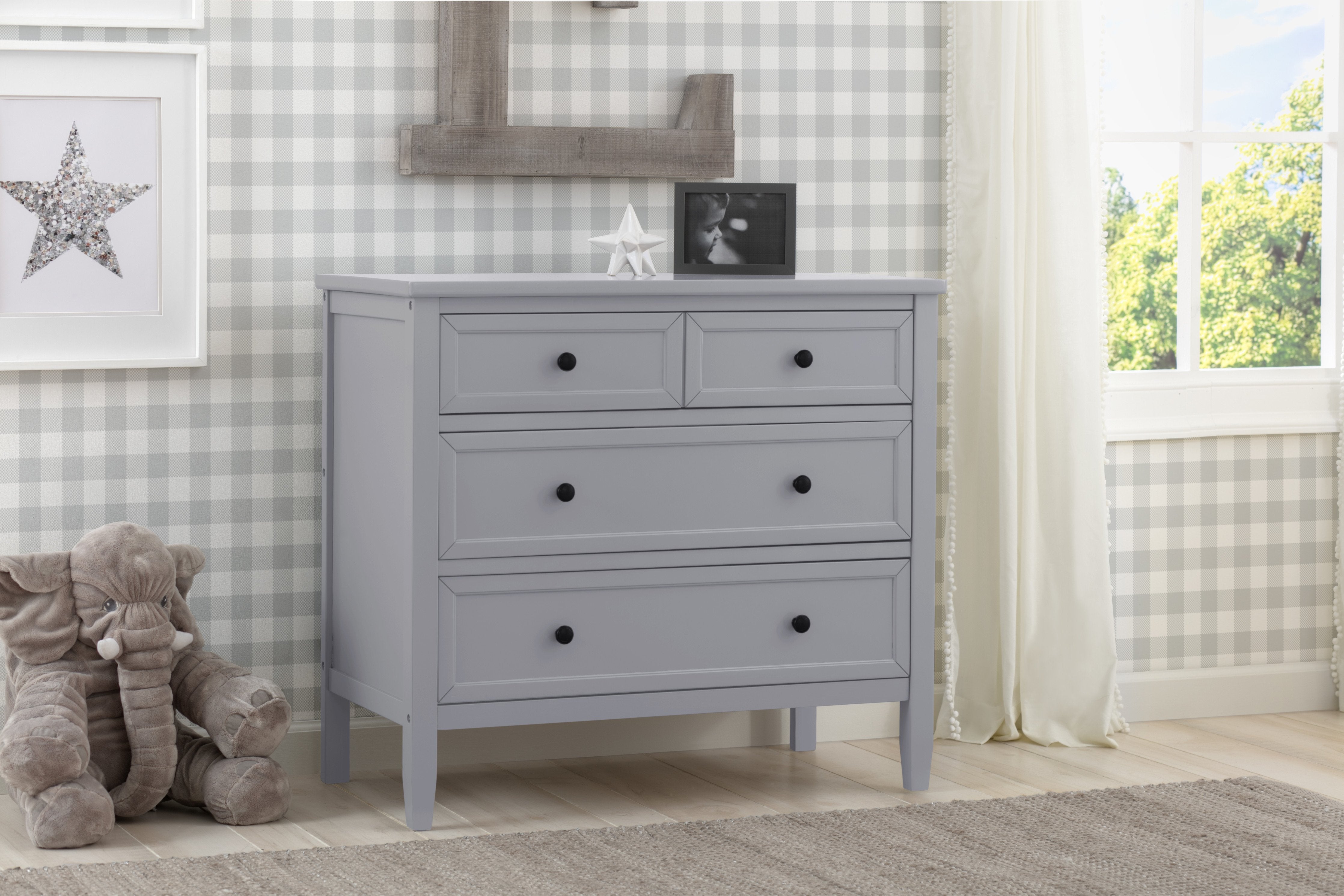 Epic 3 Drawer Dresser - Modern Wooden Chest of Drawers for Bedroom & Closet Storage | Perfect for Home Organization & Small Spaces