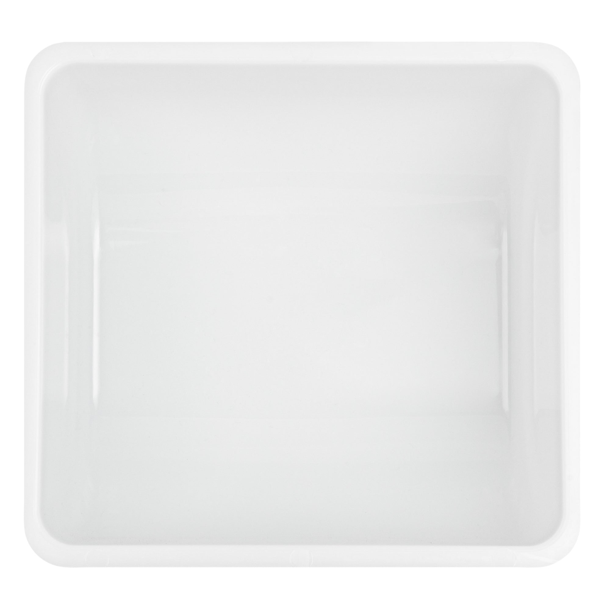 Bar Lux 1 Qt White Plastic Insert for 3 Compartment Condiment Caddy - 3-Pack | Perfect for Restaurants, Cafes & Home Kitchen Organization