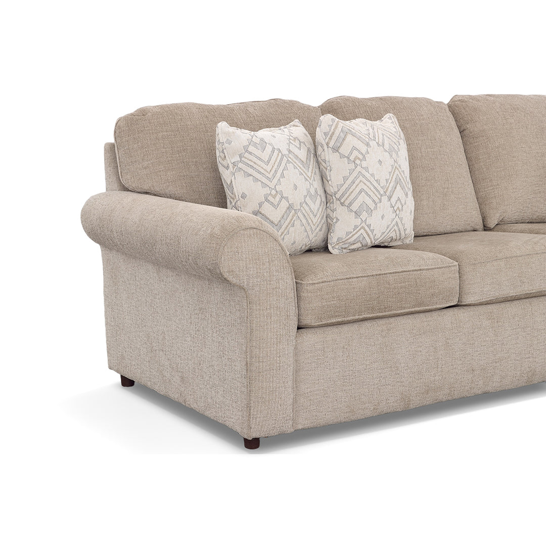 Malibu Sectional Sofa Set - Modern L-Shaped Couch with Chaise for Living Room, Family Room & Lounge | Comfortable Fabric Upholstery, Sturdy Frame | Perfect for Small Spaces & Apartments