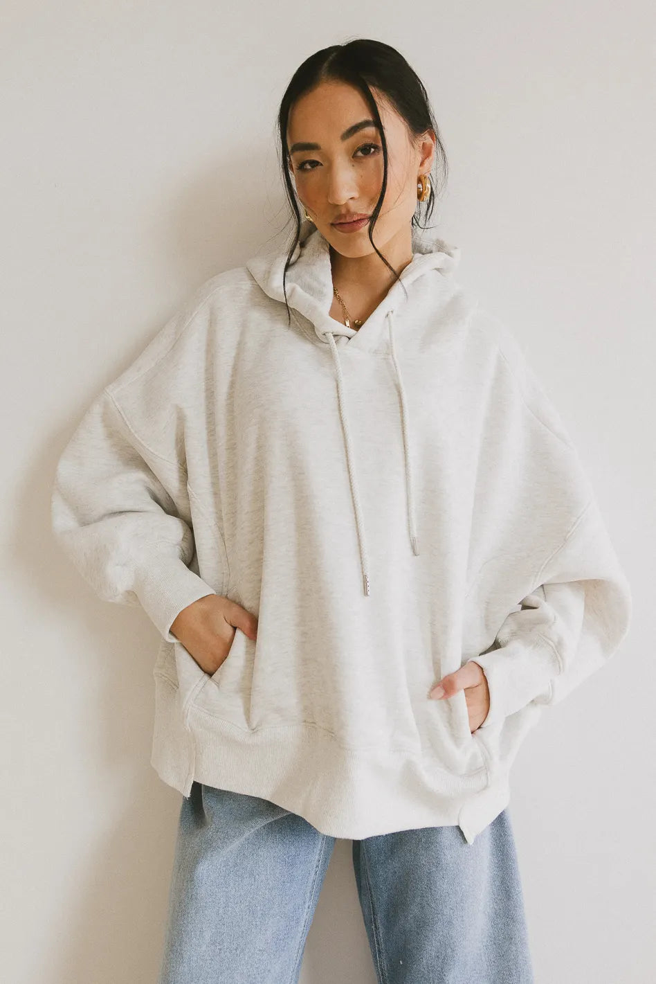 Andie Oversized Hoodie for Women - Soft Fleece Pullover Sweatshirt with Kangaroo Pocket, Cozy Loungewear for Fall & Winter, Perfect for Casual Outfits, Home Relaxing, and Travel