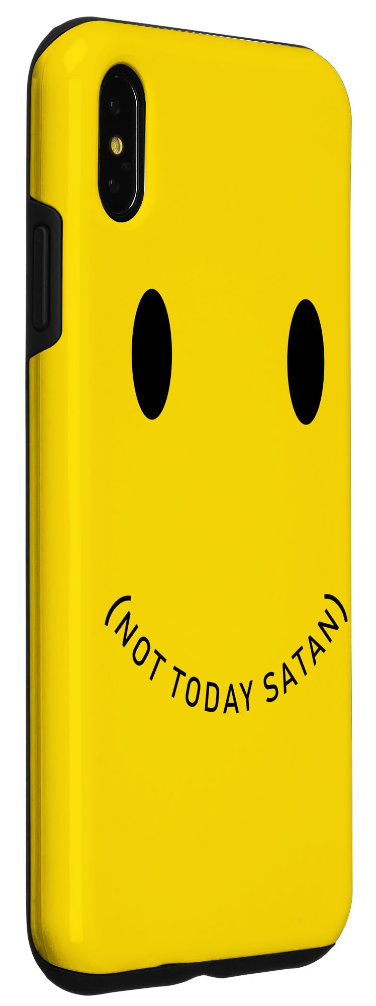iPhone XS Max Not Today Satan Phone Case - Funny Protective Cover for iPhone XS Max - Perfect for Daily Use, Work, and Social Events