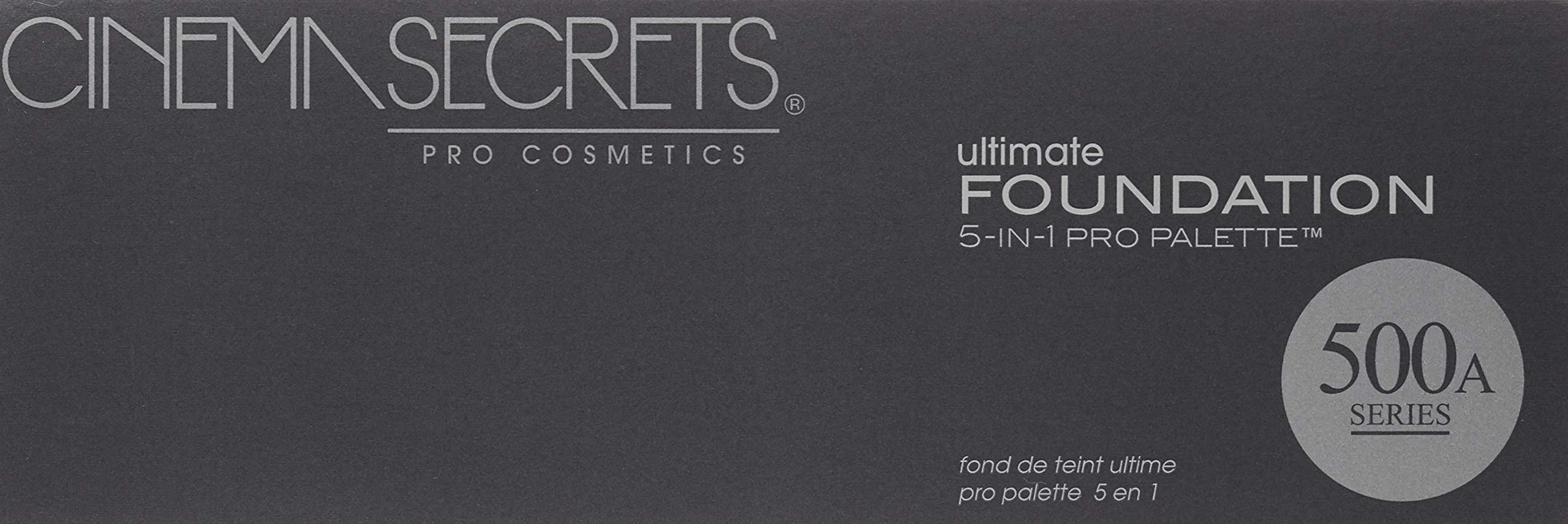 CINEMA SECRETS Pro Cosmetics Ultimate Foundation 5-in-1 Pro Palette - Cream Makeup Palette for Professional & Everyday Use - Perfect for Bridal, Photography & HD Makeup