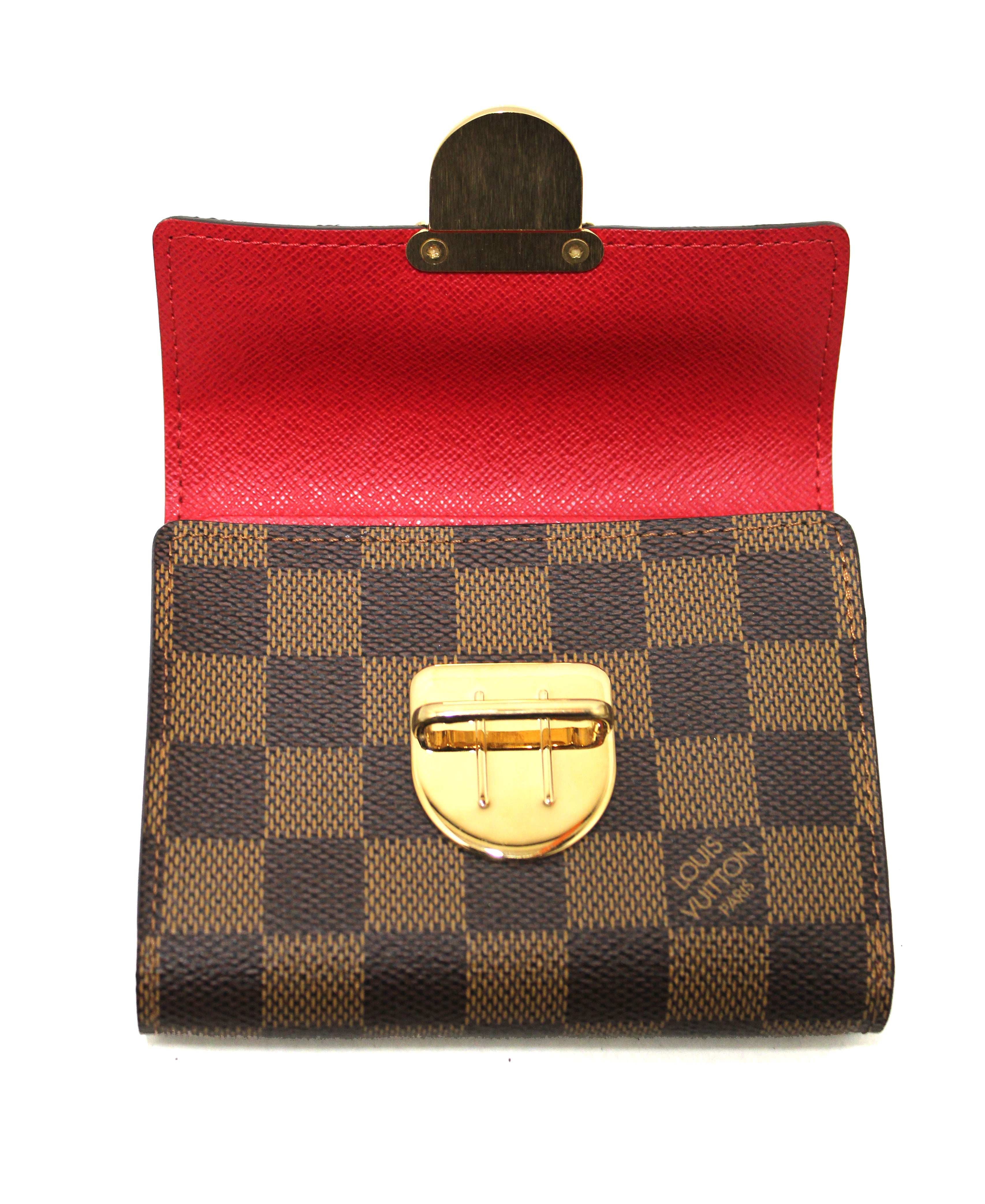 Authentic Louis Vuitton Damier Ebene Canvas Koala Wallet for Men - Luxury Designer Bifold Wallet with RFID Protection - Perfect for Travel, Business & Everyday Use