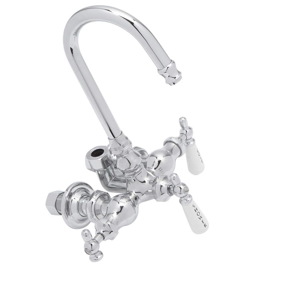 Tub to Shower Conversion Kit with Gooseneck Spout - Upgrade for Cast Iron Bathtubs | Perfect for Bathroom Renovations & Accessibility Needs