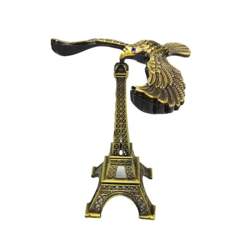 Anti-Gravity Balance Eagle Metal Suspension Ornament - Creative Physics Science Toy & Finger Balance Bird Gift (Red/Tan) - Perfect for Office Desk Decor, Stress Relief, and STEM Education Gifts