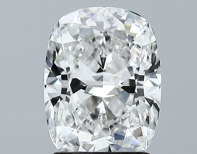 2.16 Carat E Color VVS2 Clarity Cushion Cut Lab-Created Diamond for Engagement Rings & Fine Jewelry