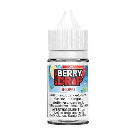 Red Apple Salt Nic & Berry Drop Salts E-Liquid 30mL - Refreshing Vape Juice for All-Day Use