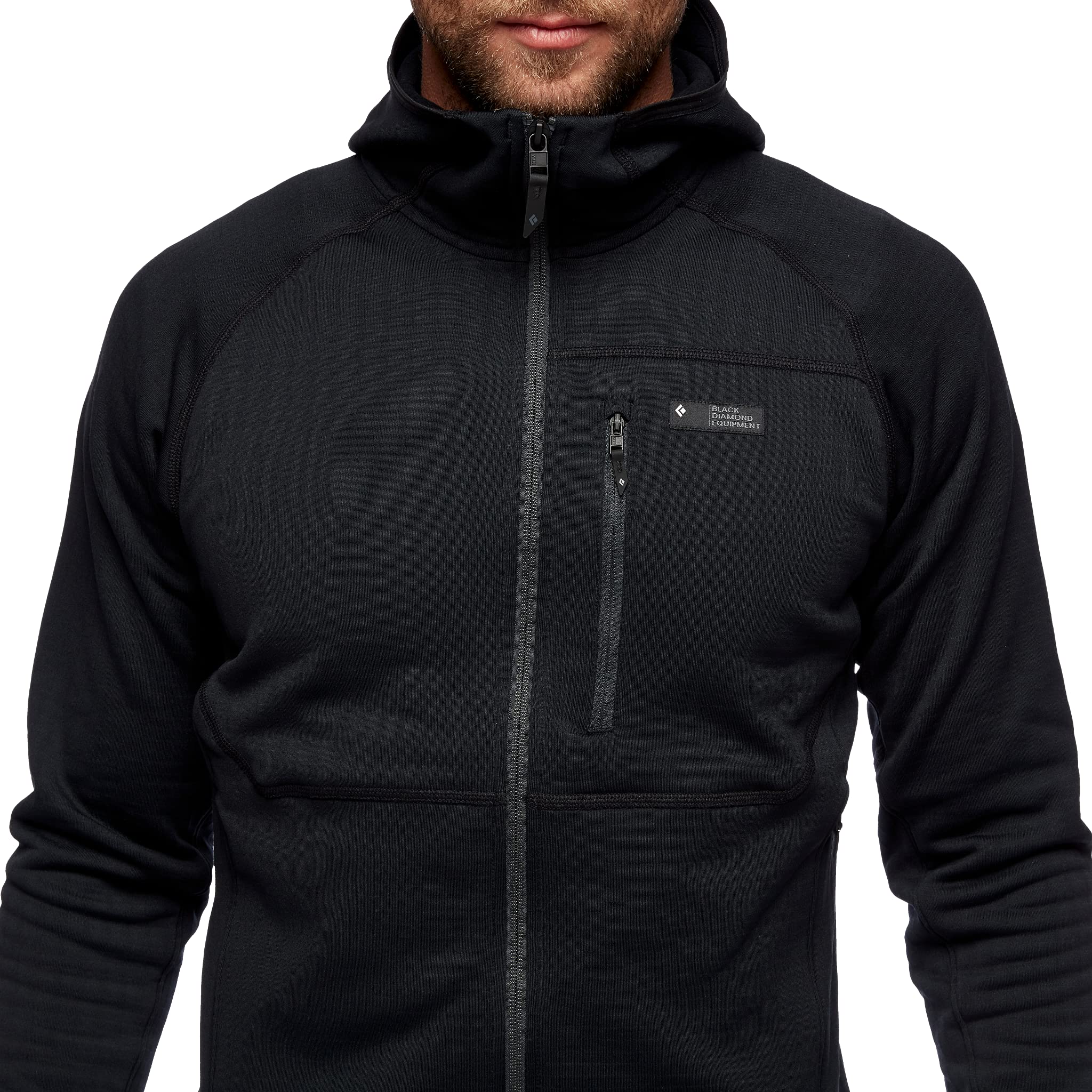Black Diamond Equipment M Factor Hoody - Lightweight Insulated Jacket for Men, Black, Size Small - Perfect for Hiking, Climbing & Outdoor Adventures