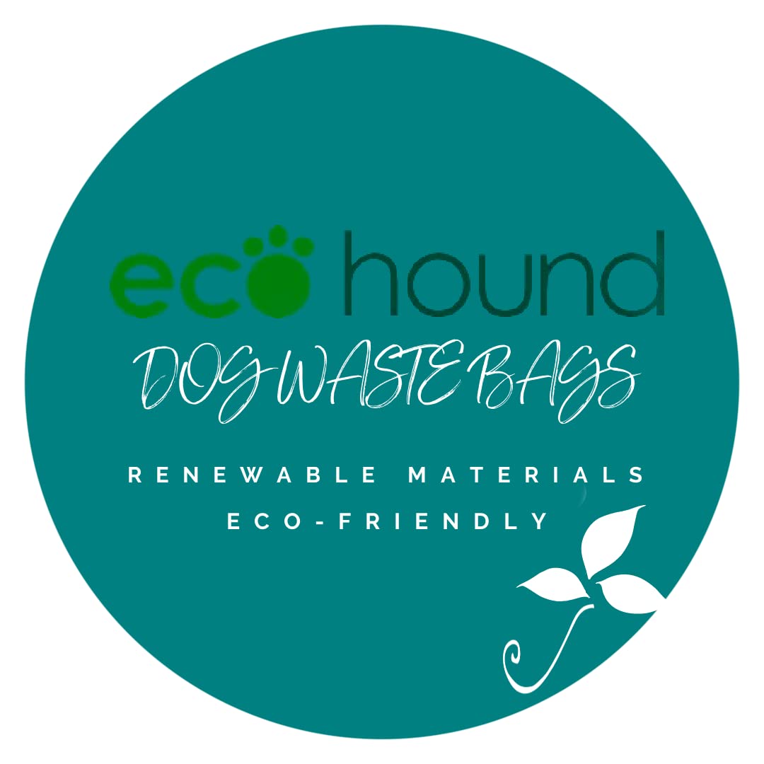 Ecohound Oceanex 240 Small Dog Waste Bags With Tie Handles - 16 Rolls of 15 Biodegradable Poop Bags for Dogs - Perfect for Walks, Parks & Travel