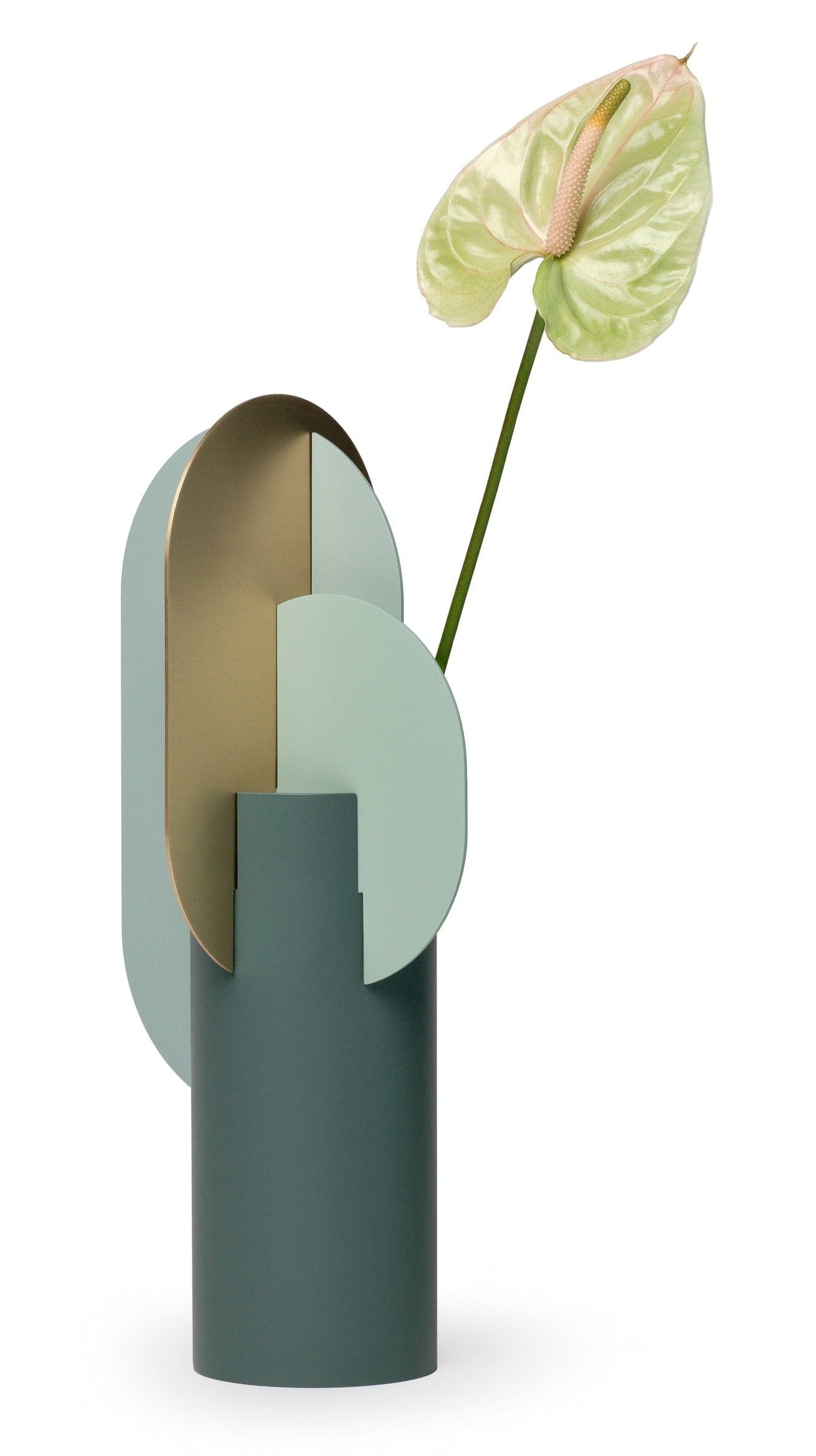 Ekster Vase CS9 by Noom - Modern Ceramic Flower Vase for Home Decor, Office & Wedding Centerpieces - Elegant Floral Arrangement Display for Living Room, Dining Table & Gift Ideas