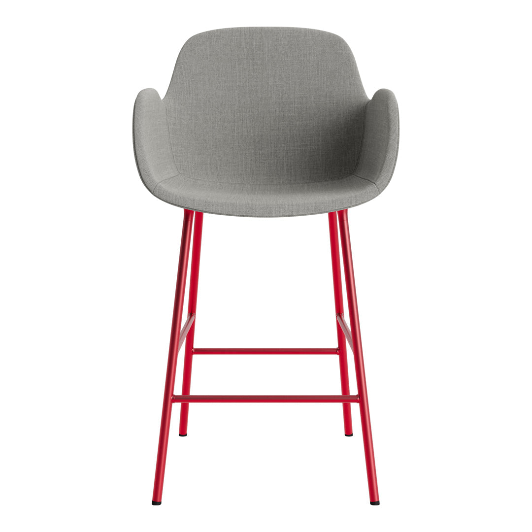 Stylish Fully Upholstered Form Counter Armchair - Perfect for Kitchen Islands, Breakfast Bars & Home Dining Areas