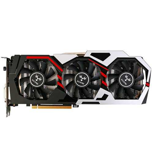 iGAME GeForce GTX 1060 3GB GDDR5 Gaming Graphics Card - 1594MHz Core Clock, 1809MHz Boost, 8008MHz Memory, 192-bit - Perfect for 1080p Gaming, VR & Esports