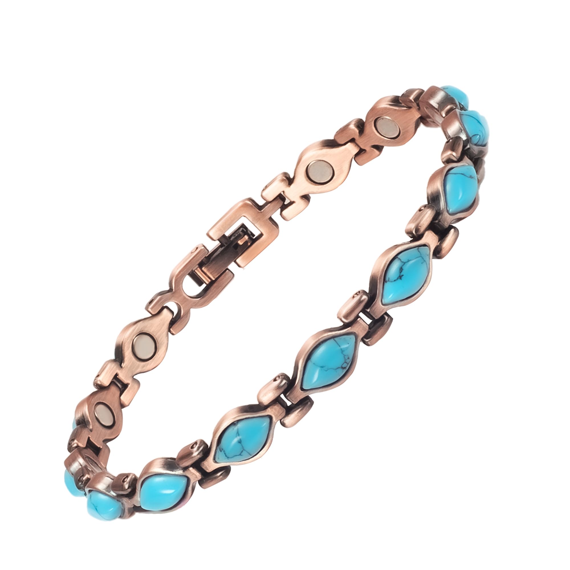 Copper Magnetic Anklet for Women - Pure Copper Ankle Bracelet with Magnet Therapy for Pain Relief & Circulation - Perfect for Yoga, Meditation & Everyday Wellness