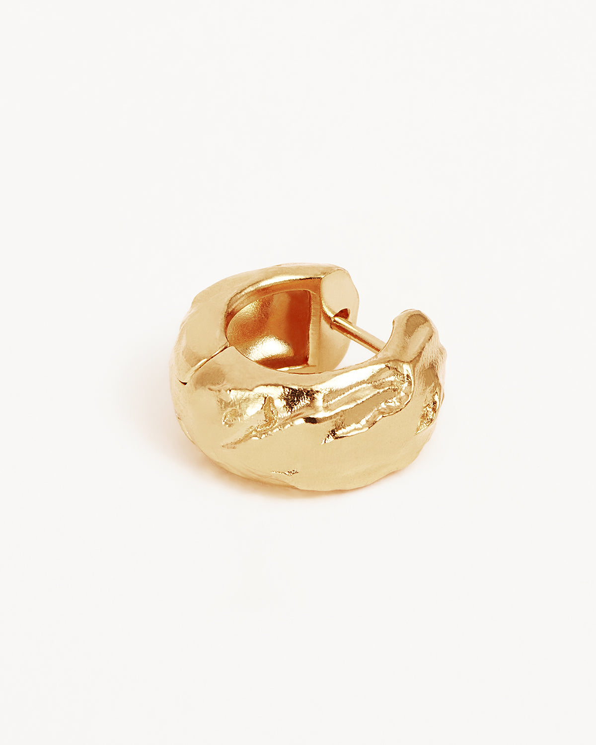18K Gold Plated Drift Hoop Earrings for Women - Trendy Dainty Huggie Hoops - Perfect for Everyday Wear, Parties & Gifts