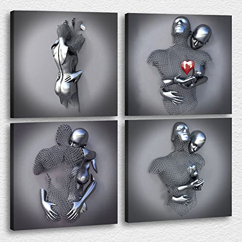 4 Piece 3d Canvas Print-01