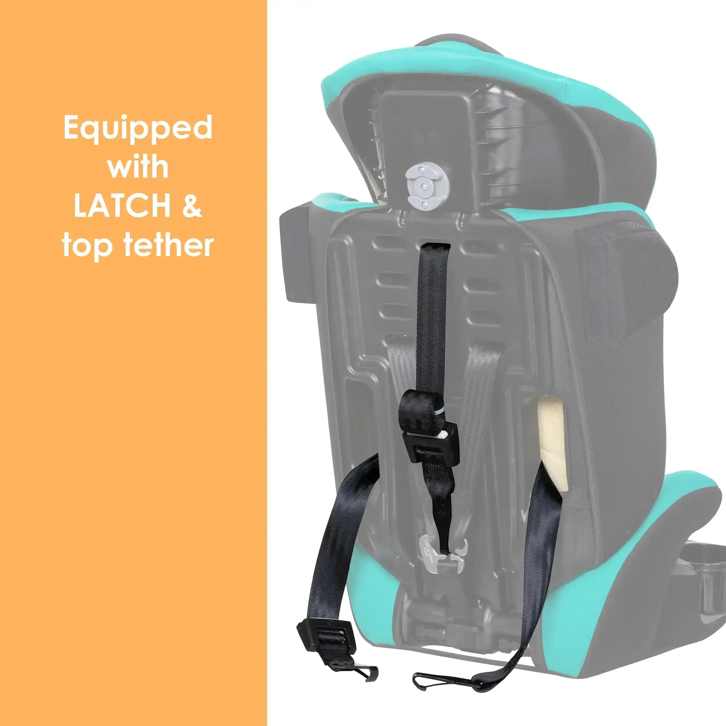 Hybrid™ SI 3-in-1 Convertible Booster Car Seat with Side Impact Protection - Safe for Infants, Toddlers & Big Kids | Perfect for Travel, School & Family Road Trips