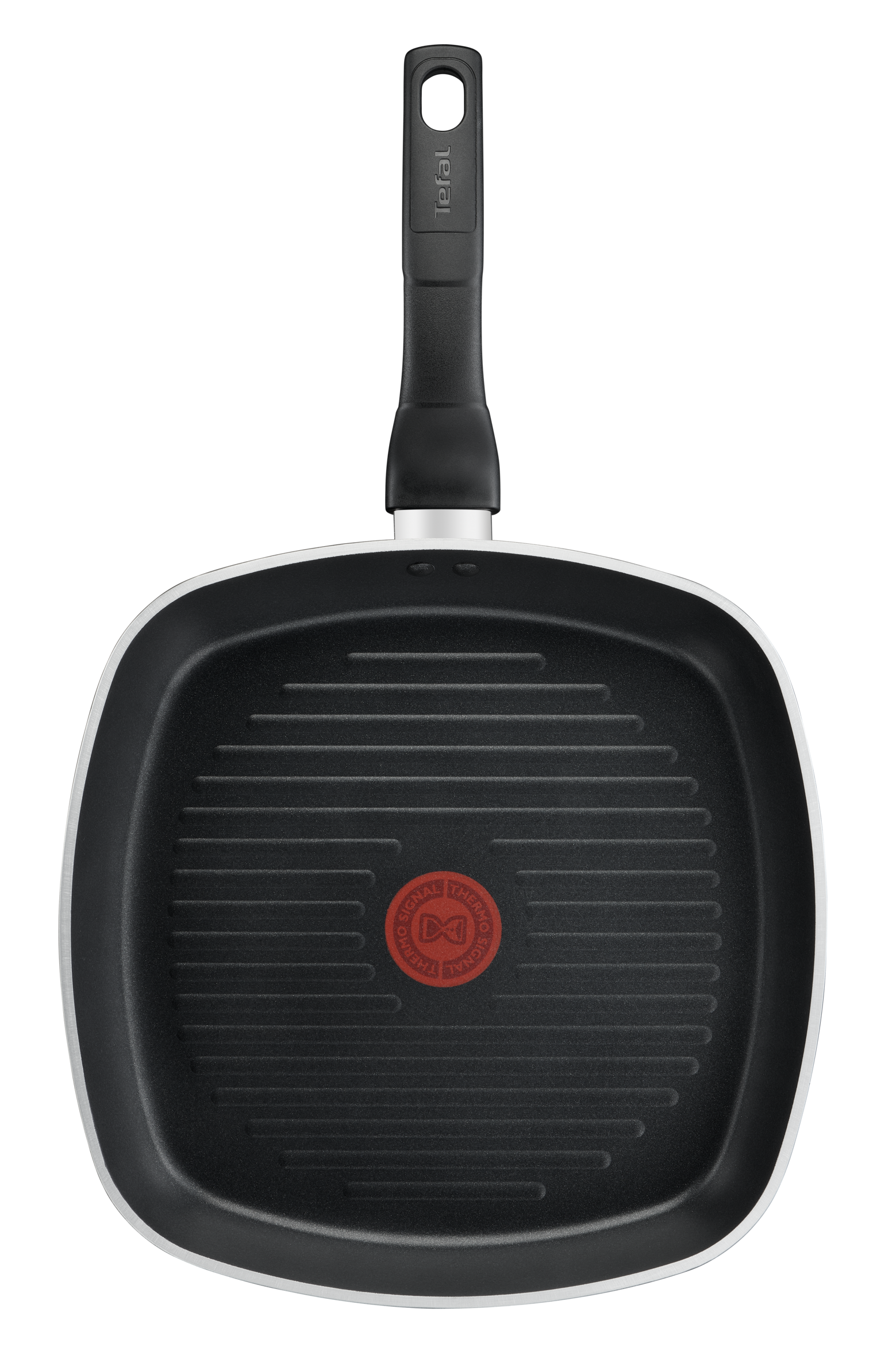 Tefal 28cm x 28cm Non-Stick Square Grill Pan for Steak, Vegetables & Pancakes - Perfect for Indoor Grilling & Healthy Cooking